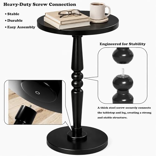 Round Side Table for Small Spaces - Image 5