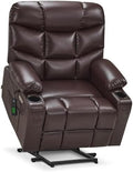 MCombo Power Lift Recliner Chair, Leather R7289 by MCombo