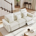 ORRD Power Reclining Sectional Sofa, Electric 3 Seat Recliner by ORRD
