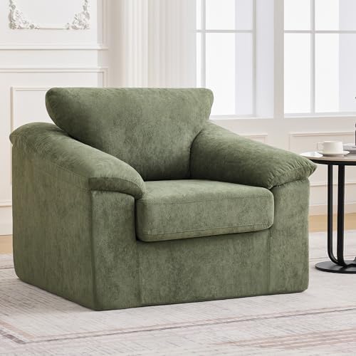 Boneless Single Sofa Chair, Modern Cloud Accent Chair, Comfy Deep Seat Couch by UMBFUN