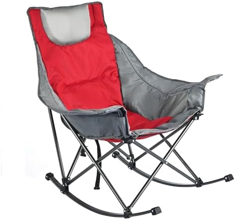 SUNNYFEEL Oversized Folding Rocking Camping Chair by SunnyFeelCamping
