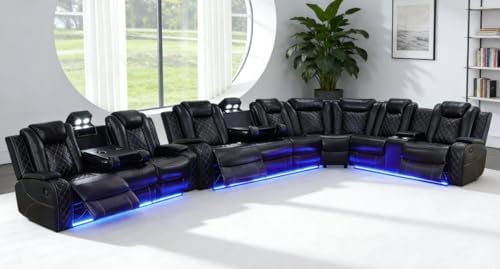 Power Reclining Sectional Sofa by LianHongDirect-Nervlox