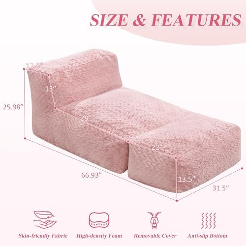 Hobestluk Large Bean Bag Chairs Sofa - Image 2