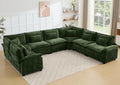 Oversized Modular Sectional Sofa Set, Convertible Deep Seat Cloud Couch by Unknown