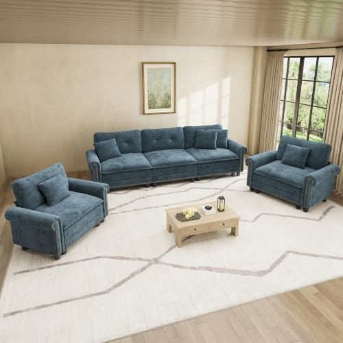 HERA'S HOUSE Modular Sectional Sofa and Chair Set by HERASHOUSE