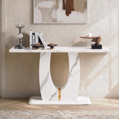 LKTART 55" MDF Console Table for Entryway, Narrow Entryway Table - Image 3