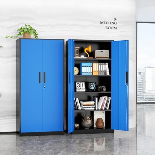 INTERGREAT Metal Storage Cabinet, Tall Metal Cabinet - Image 2