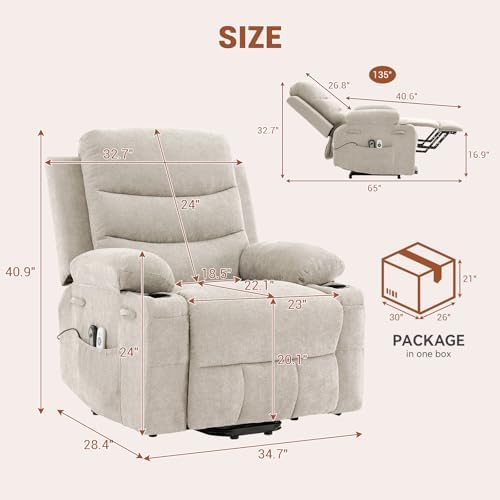 Garvee Oversized Power Lift Recliner Chair - Image 2