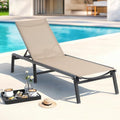 Aluminum Chaise Lounge Chair Outdoor by ONBRILL