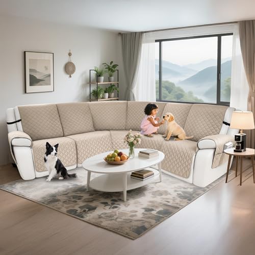 Waterproof Sectional Reclining Couch Covers L Shaped Recliner Sectional Sofa - Image 2