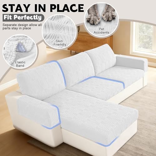 VANSOFY Stretch Couch Cushion Covers - Image 4