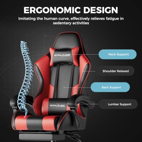 GTPLAYER Gaming Chair, Computer Chair - Image 7