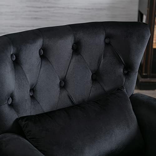 LZAREAL Accent Reading Arm Chairs Set of 2 - Image 7
