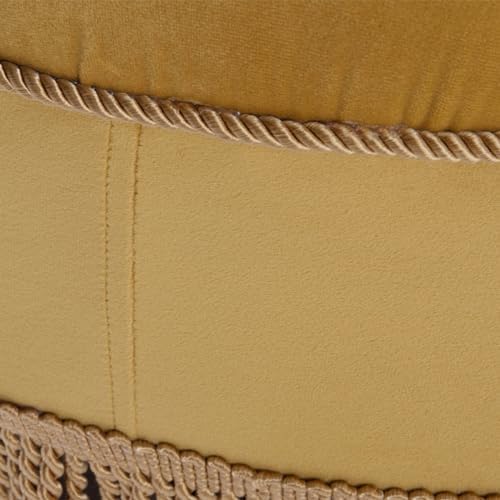 Jennifer Taylor Home Yolanda Upholstered Round Accent Ottoman - Image 5