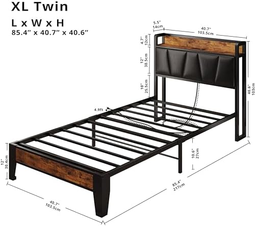 LIKIMIO XL Twin Size Bed Frame - Image 2