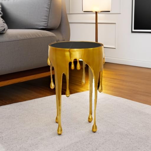 Deco 79 Aluminum Metal Abstract Side Table 16" x 16" x 25" - Image 6