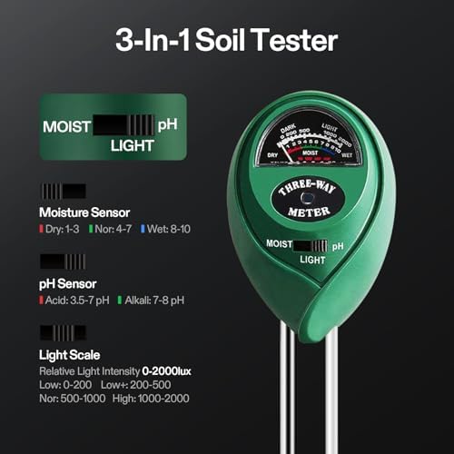 VIVOSUN Digital pH Meter, 3-in-1 TDS/EC/Temperature Meter, 3-in-1 Soil - Image 6