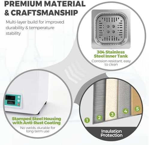 Lab Water Bath Digital Thermostatic Heater - Image 3