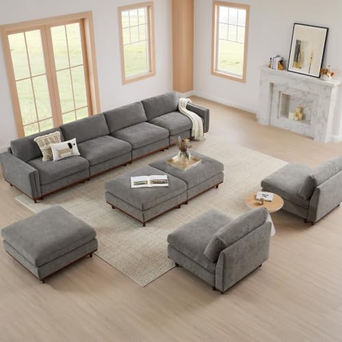 CHITA 118” Super Large Sectional Modular Sofa, Down Filled, 3 Seat - Image 7