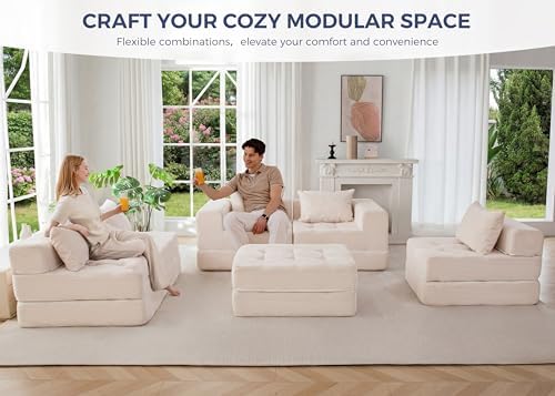 MAXYOYO 6-Seater U-Shaped Modular Sectional Sofa Couch - Image 4