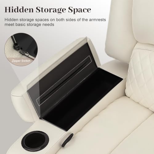 5 Seater Reclining Sofa Set, Modern Living Room Couch Set - Image 5