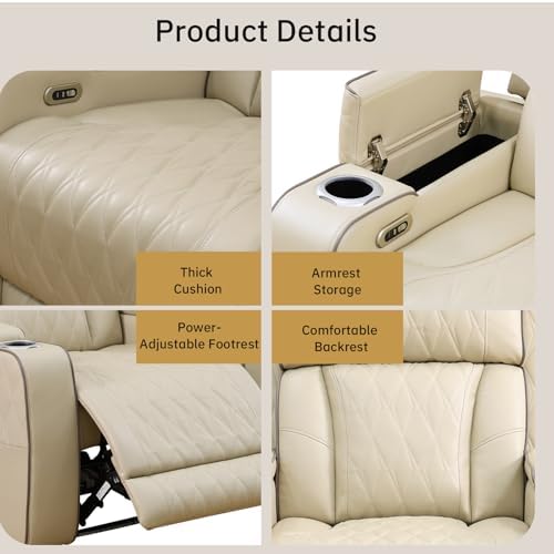 Living Room Furniture Sets, Power Recliner Sectional Sofa - Image 4