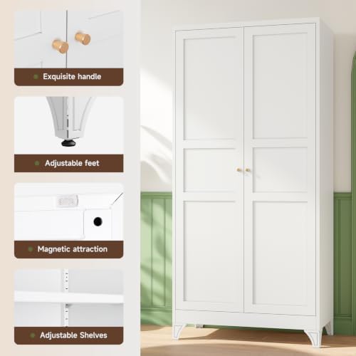 Letaya 76" H Metal Garage Storage Cabinets - Image 4