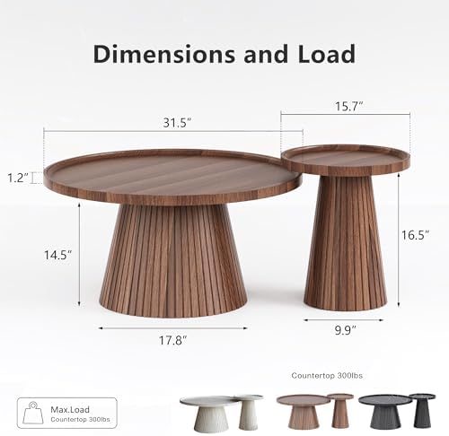 win2win Nesting Coffee Table Set of 2 - Image 2