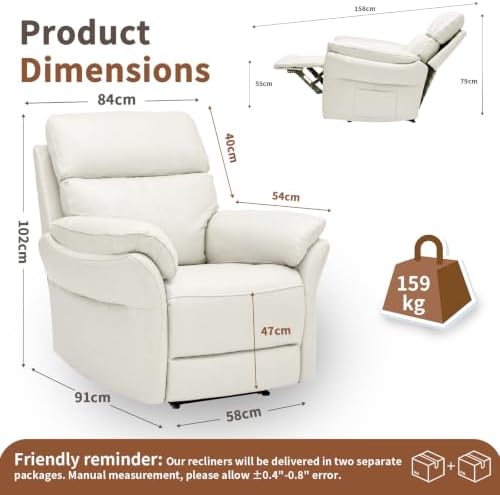 AIRSKY Genuine Leather Recliner Chair - Image 2