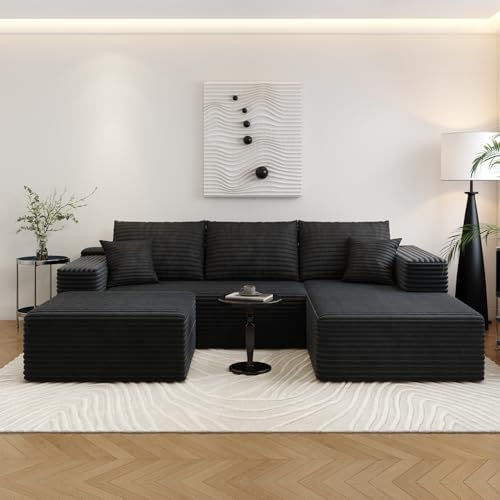 Settab 95" Boneless Couch Modular Sectional Sofa - Image 4