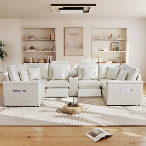 ORRD Modern Faux Leather Corner Sofa Seat - Image 6