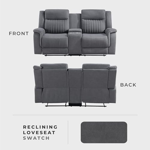 Lexicon 75" W Manual Double Reclining Loveseat - Image 6