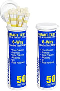 Poolmaster Smart Test 6-Way Swimming Pool and Spa Water Chemistry Test Strips by Poolmaster