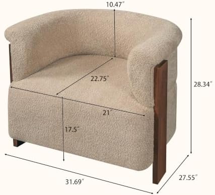 Christopher Knight Home Suli Modern Accent Chairs Set of 2, Boucle Upholstered - Image 2