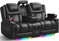 Power Loveseat Recliner Sofa, Home Theater Seating by FURNIMAT