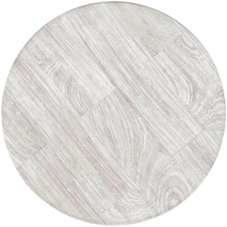 SIMPLIHOME Boyd 13" Wide Solid Wood Round End Table in White Wash - Image 3