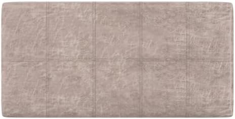 SIMPLIHOME Dover 36" Wide Vegan Leather Storage Ottoman in Grey - Image 6