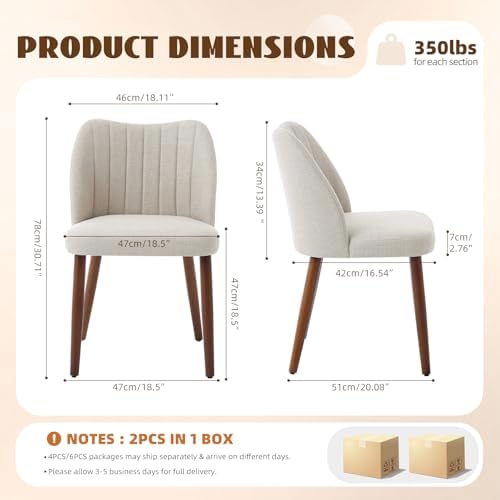 Garvee Modern Dining Chairs Sets of 4 - Image 2