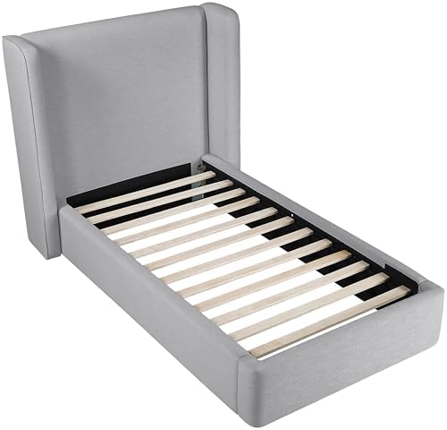 Meridian Furniture B1282Grey-T Kendall Collection Modern | Contemporary Twin Bed - Image 7
