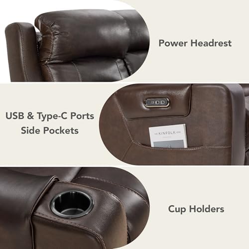 Watson & Whitely Lay Flat Power Reclining Sofa - Image 6