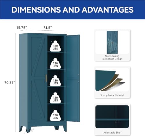 COFaR Metal Pantry Cabinet - Image 2