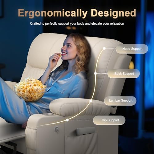 Loveseat Recliner Sofa, Home Theater Seating - Image 5