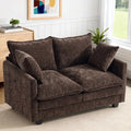 50'' Loveseat Sofa Cloud Sofa Couch, Modern Loveseats 2 Seat Couch 27" Deep Seat by MUDANT