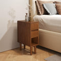 Narrow Nightstand 2 Drawers by IUNVR