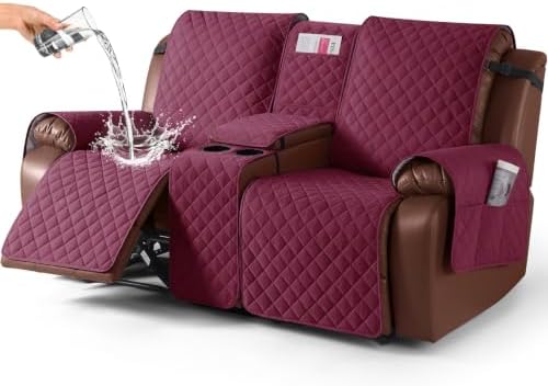 KinCam 100% Waterproof Loveseat Recliner Cover by KinCam