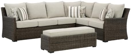 Signature Design by Ashley 3-Piece Patio Sectional by Unknown