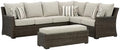 Signature Design by Ashley 3-Piece Patio Sectional by Unknown