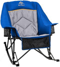 400lbs Rocking Camping Chair Oversized Folding Rocker by RedCreatCampingEssentials
