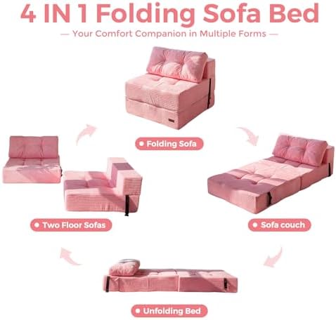 MAXYOYO Folding Sofa Bed, Convertible Chair Bed - Image 4