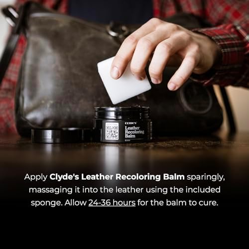 Clyde's™ Leather Company Leather Recoloring Balm – Color Restore & Scratch - Image 6